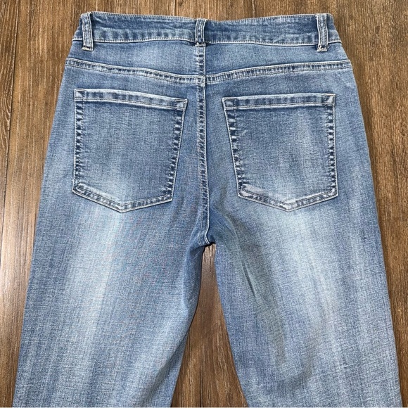 Boston Proper Scattered Embellishment Slim Straight Leg Jean NWOT Sz 2 - Picture 14 of 16